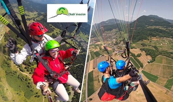 Vol en parapente biplace à Villars-sur-Ollon