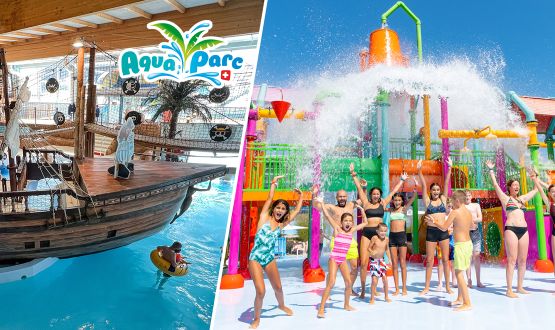 Entrée journalière à Aquaparc avec le toboggan Booster Loop à volonté inclus