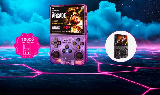 Console de jeux rétro (10'000 jeux inclus)