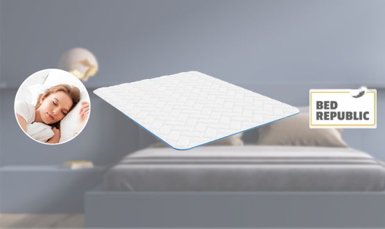 Surmatelas 2en1 à mémoire de forme et effet rafraichissant BedRepublic