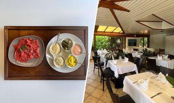Menu Fondue à la viande avec entrée et dessert dès 2 personnes