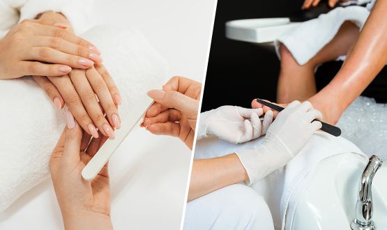 Beauté des ongles mains et/ou pieds avec pose de Vernis semi-permanent