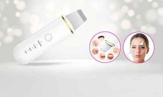 Nettoyeur ultrasonique multifonctions pour le visage