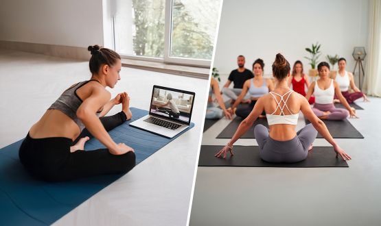 1, 3 ou 5 Cours de Yoga en ligne ou présentiel