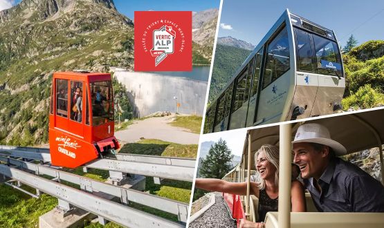 Voyage aller-retour aux 3 installations de VerticAlp Emosson