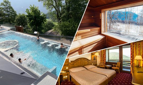 Séjour détente à Leysin avec accès illimité à l'espace Spa en Demi-pension dès 2 personnes