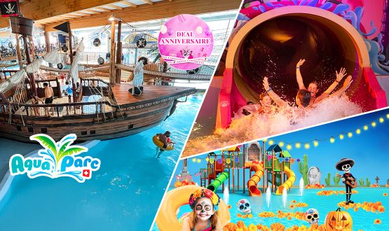 Entrée journalière à Aquaparc avec le toboggan Booster Loop à volonté inclus