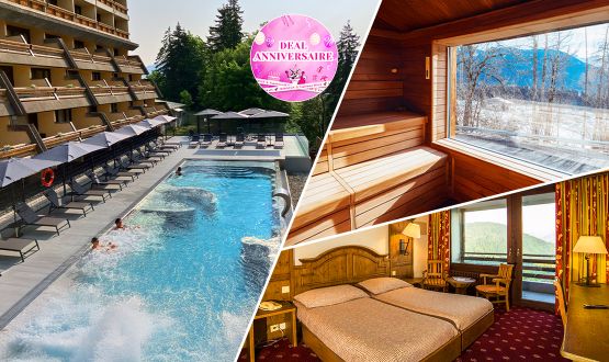 Séjour détente à Leysin avec accès illimité à l'espace Spa et avec/sans Petit-déjeuner pour 2 personnes