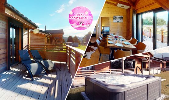 Séjour dès 2 nuitées dans un chalet privatif à Woodland Village au cœur du Valais jusqu'à 8 personnes