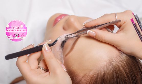 Extension de cils avec épilation et teinture des sourcils