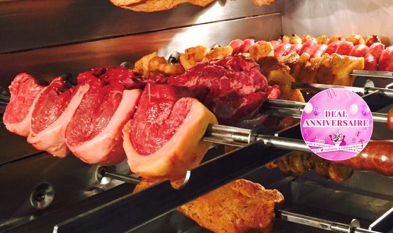 Rodizio brésilien à volonté avec entrée dès 2 personnes