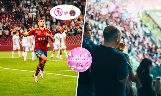 SERVETTExRD - 1 accès en Salon Dix-Huit 90 pour le match du Servette FC - FC Lugano avec Cocktail apéritif froid et Boissons à volonté (Bière, Vin, Minérale) 