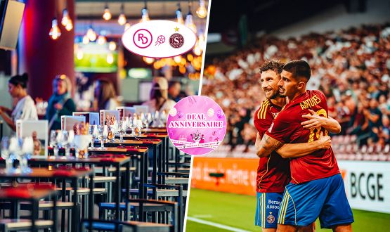 SERVETTExRD - 1 accès en Lounge by Swiss Wine Genève pour le match du Servette FC - FC Lugano avec Buffet d'entrées et desserts, Live cookings et Boissons à volonté (Bière, Vin, Minérale)