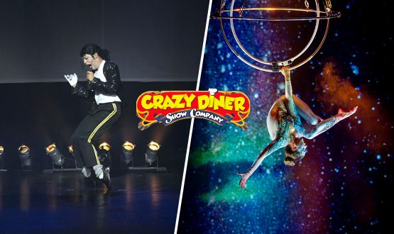 Soirée "Tribute Michael Jackson" ou "Crazy Diner Show" avec Menu 3 plats - 1 ou 2 personnes (6, 7, 8, 13, 14, 21, 22, 28 ou 29 novembre 2025)