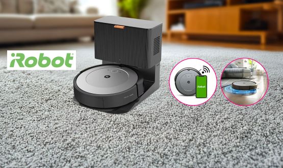 Aspirateur robot connecté avec station intégrée IROBOT