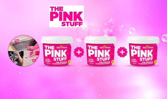 Set de 3 pâtes magiques nettoyantes PINK STUFF (3x850g)