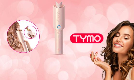 Boucleur ionique pratique sans fil rechargeable TYMO