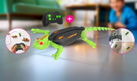 Lézard robot télécommandé sans fil rechargeable