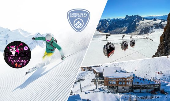1 Forfait Ski journalier valable sur tous les domaines skiables de Chamonix
