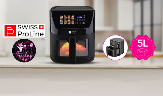Friteuse à air chaud Air Fryer 5L (sans huile) Swiss ProLine