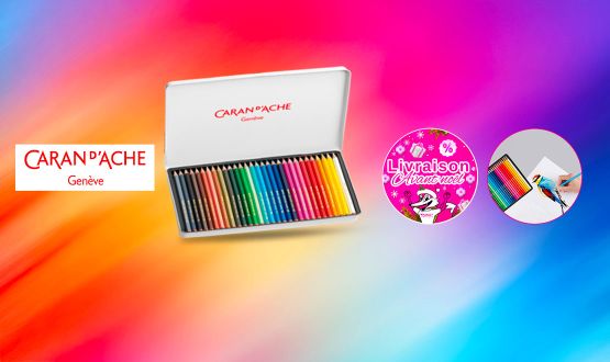 Set de 30 crayons de couleur CARAN D'ACHE
