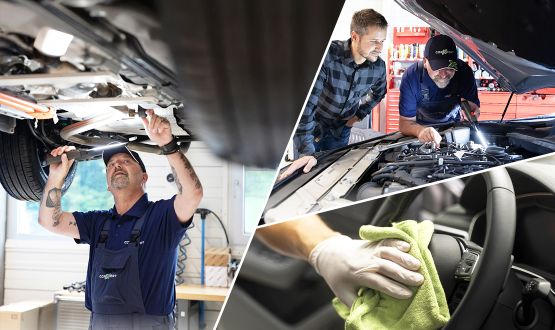 Contrôle complet du véhicule spécial hiver avec Nettoyage intérieur