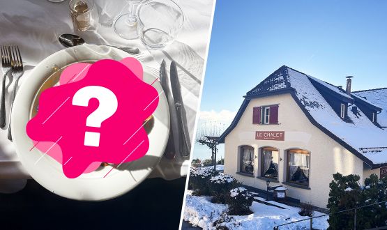 Menu Gastronomique surprise 7 plats et Verre de bienvenue avec/sans Accord mets vins pour 2 personnes