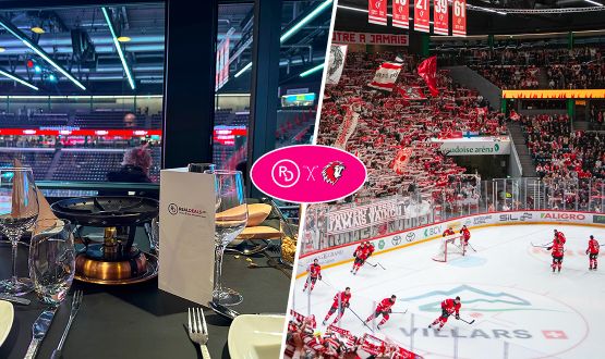 LHCxRD - 1 accès en Loge "Expérience" pour un match au choix du LHC avec Fondue et Boisson à volonté (Bière, Softs, Minérale) 