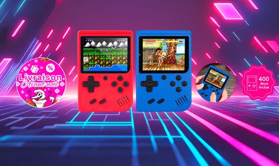 Console de jeux rétro (400 jeux inclus)