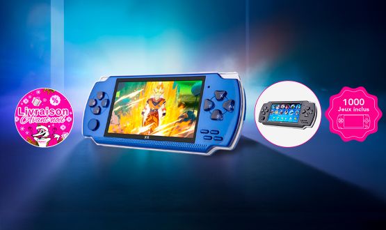 Console de jeux rétro (1000 jeux inclus)