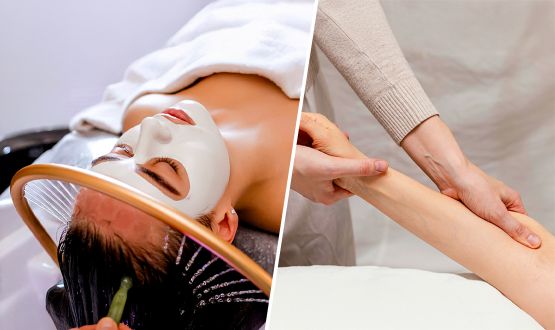 Head Spa avec/sans Soin du visage et/ou Massage des mains et bras