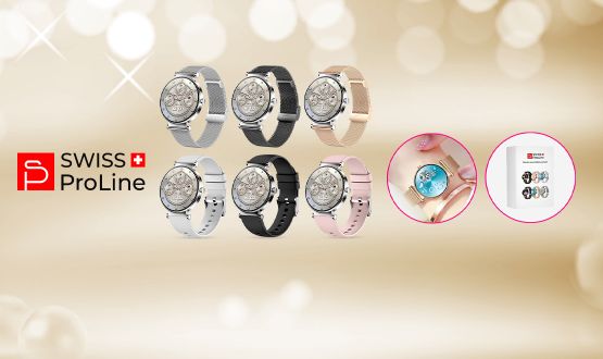 Montre connectée luxe 6en1 Swiss ProLine