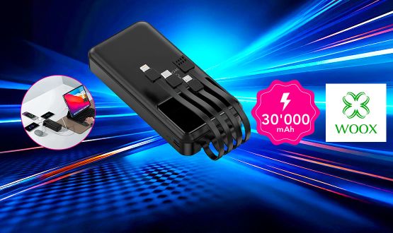 Batterie portable 30'000 mAh WOOX