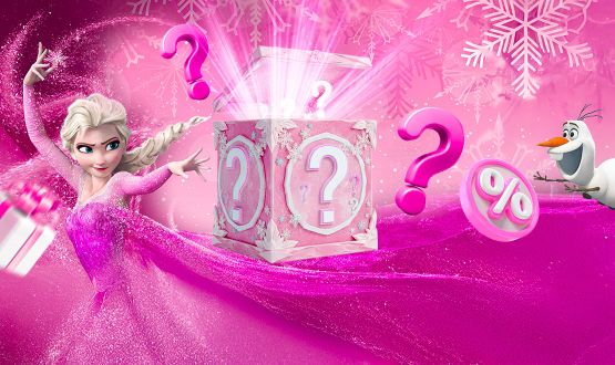 Boite Surprises 100% REINE DES NEIGES