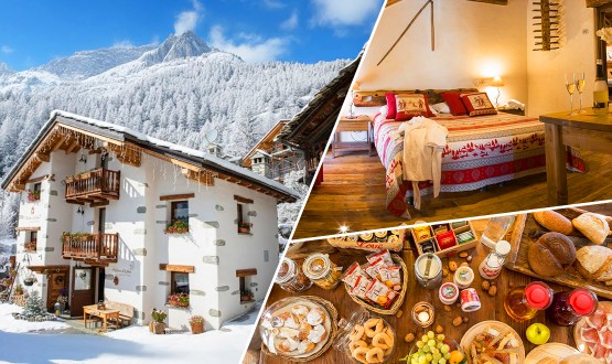 Séjour à La Maison d'Antan dans la Vallée d'Aoste avec Petit-déjeuner pour 2 personnes