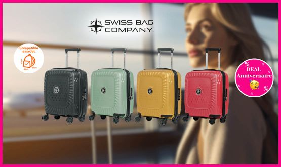 Valise cabine EasyJet (45cm) SWISSBAGS - Vert