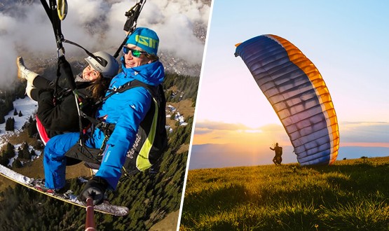 Vol en parapente bi-place avec photos