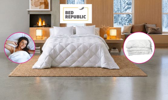 Duvet haute qualité doux et moelleux 400g/m² BED REPUBLIC