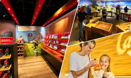 1 entrée à la Maison Cailler, Musée du chocolat en Gruyère