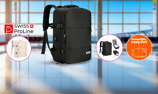 Sac à dos multifonctions (compatible Easyjet - 45cm) Swiss ProLine