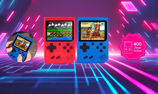 Console de jeux rétro (400 jeux inclus)