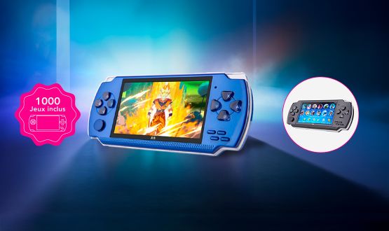 Console de jeux rétro (1000 jeux inclus)