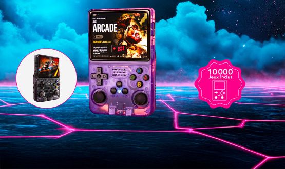 Console de jeux rétro (10'000 jeux inclus)