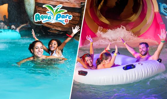 Entrée journalière à Aquaparc avec le toboggan Booster Loop à volonté inclus