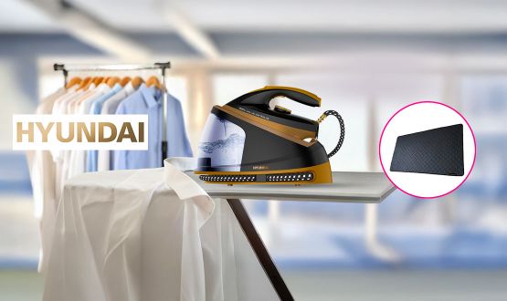 Station de repassage puissante (1,2L - 5 bars) HYUNDAI