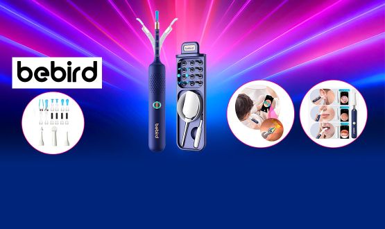 Appareil de nettoyage pour oreilles/nez/gorge avec caméra intégrée