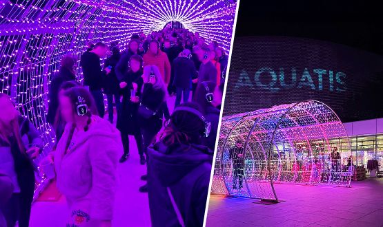 1 Entrée Happy Hour à AQUATIS + 1 casque pour la Silent Disco AQUATIS (27.03.2026)