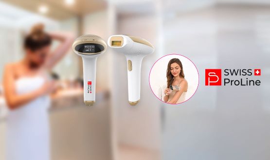 Épilateur professionnel IPL puissant à lumière pulsée Swiss ProLine