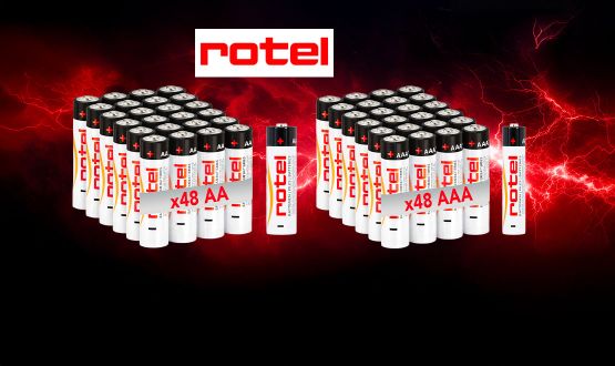 Set de 48 piles AA ou AAA ROTEL
