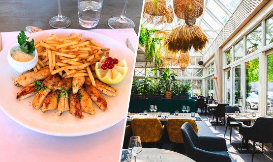 Filets de perche à la meunière avec dessert dès 2 personnes